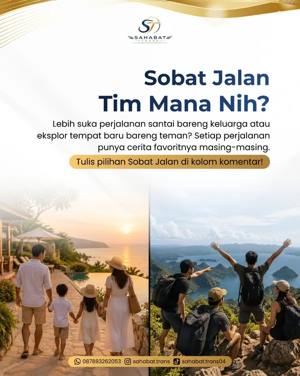 Poster Sahabat Trans: Sobat Jalan tim mana nih?